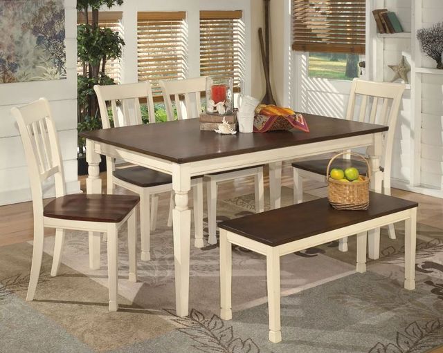 Signature Design by Ashley® Whitesburg Two-tone Dining Room Table 6