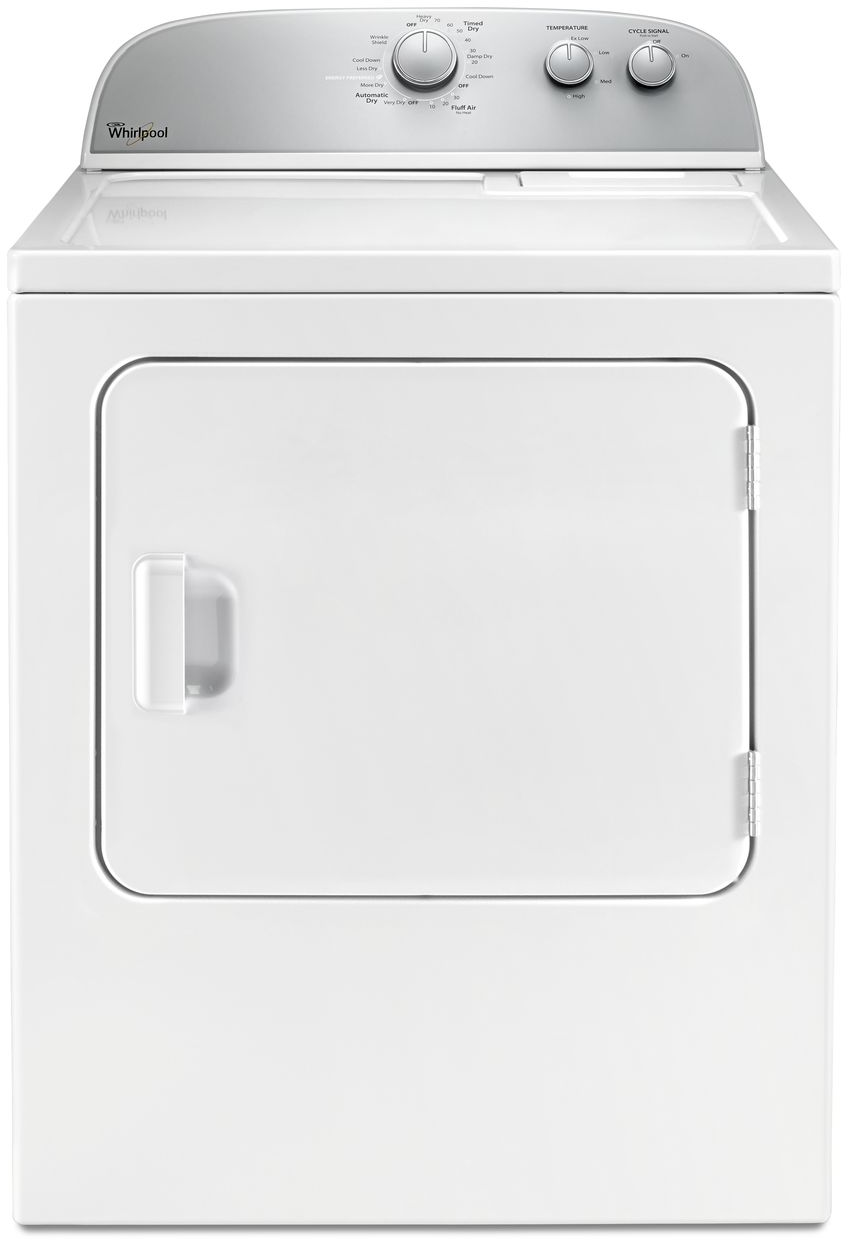 Whirlpool® 5.9 Cu. Ft. White Front Load Gas Dryer-WGD4985EW