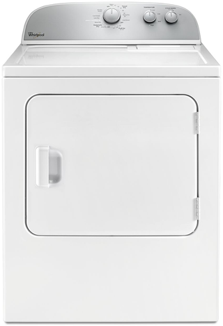Whirlpool® Top Load Gas Dryer-White