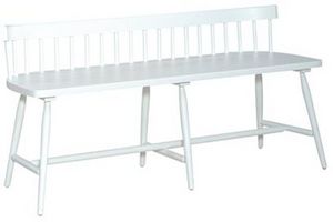 Liberty Palmetto Heights Two-Tone Shell White Bed Bench