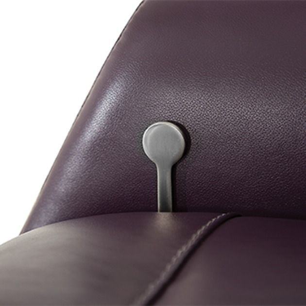 Palliser® Furniture Q03 Quantum Purple Chair and Ottoman 4