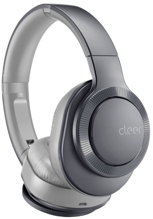 Cleer FLOW II Gunmetal Wireless Hybrid Noise Cancelation Headphone with Google Assistant