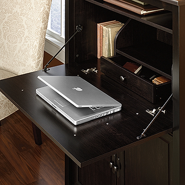 sauder edge water smartcenter secretary desk