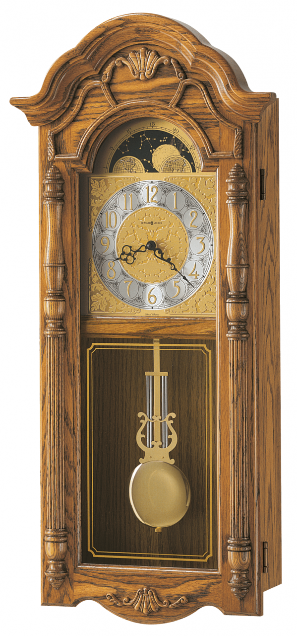 Howard Miller® Rothwell Golden Oak Wall Clock