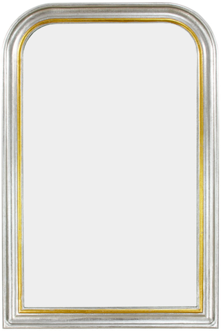 Zeugma Imports Louis Philippe Antiqued Silver Mirror