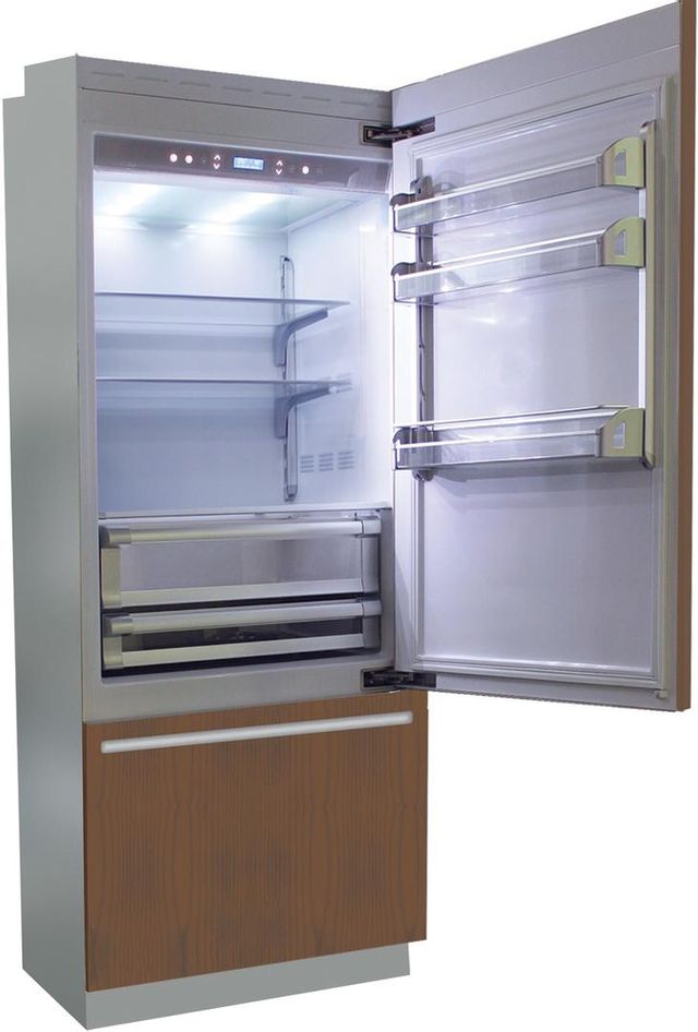 Fhiaba Brilliance 30" Panel Ready Bottom Freezer Refrigerator