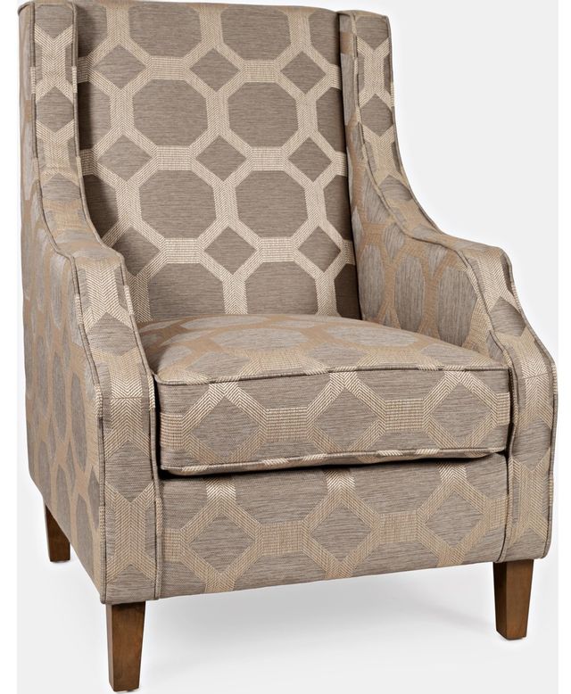Jofran Inc. Sanders Taupe Accent Chair-2