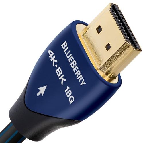 AudioQuest Blueberry 18 Blue 3m HDMI Digital Audio/Video Cable with Ethernet 1