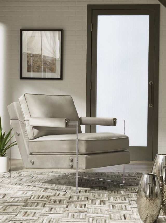 Signature Design by Ashley® Avonley Taupe Accent Chair 4
