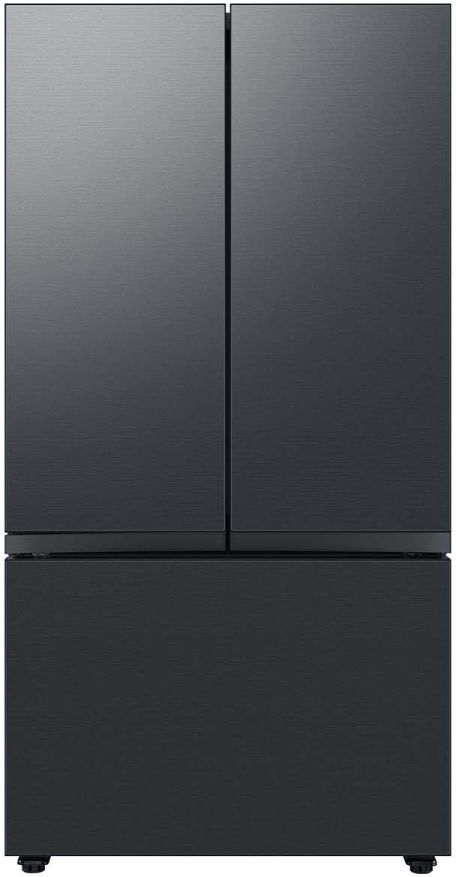 Samsung Bespoke 18" Matte Black Steel French Door Refrigerator Top Panel 4