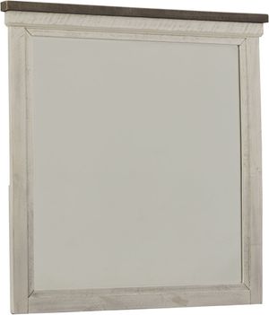 Mill Street®Antique White Bedroom Mirror