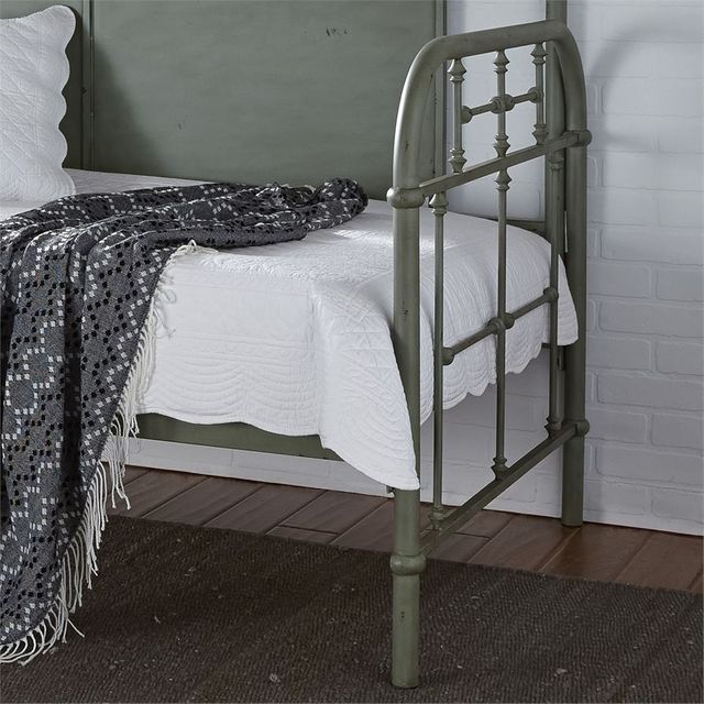 Liberty Furniture Vintage Green Twin Metal Day Youth Bed 3