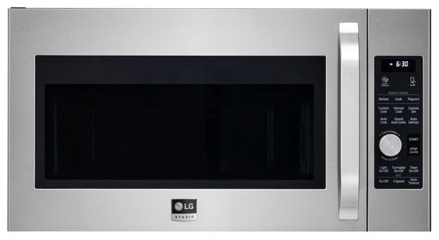 LG - 1.7 Cu. ft. Over-the-range Microwave - Stainless Steel