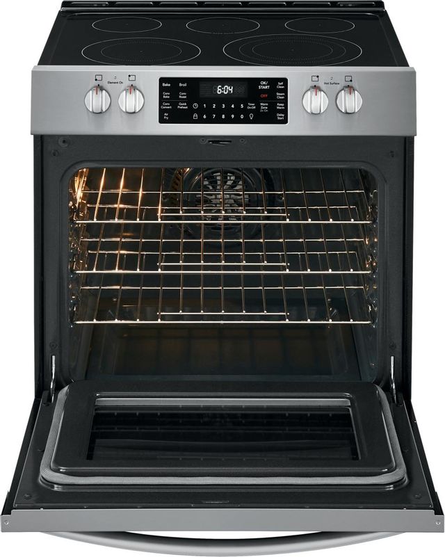 Frigidaire Gallery® 30" Stainless Steel Freestanding Electric Range with Air Fry 8