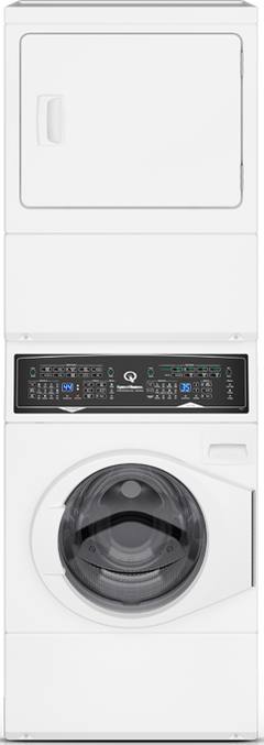 Speed Queen® 3.5 Washer, 7.0 Cu. Ft Dryer White Stack Laundry