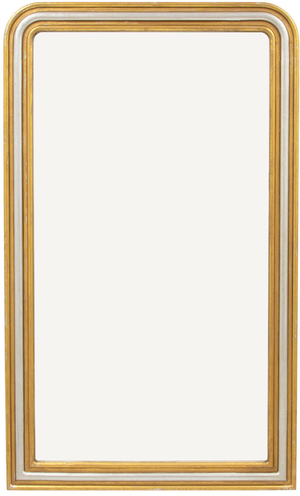 Zeugma Imports Louis Philippe Gold Leaf Mirror