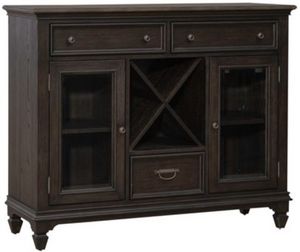 Liberty Allyson Park Ember Gray/Wirebrushed Black Forest Buffet