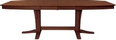 John Thomas Furniture® Cosmopolitan Espresso Milano Double Pedestal Extension Table