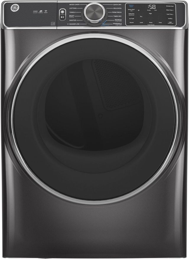 GE® 7.8 Cu. Ft. Diamond Gray Smart Front Load Electric Dryer-0