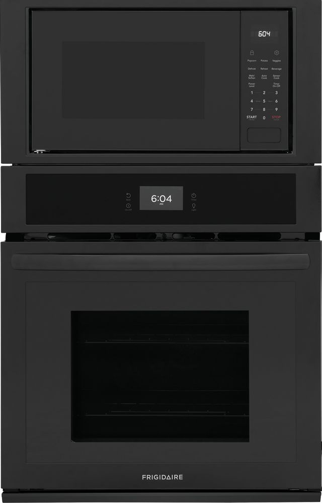 Frigidaire® 27" Black Oven/Micro Combo Electric Wall Oven 