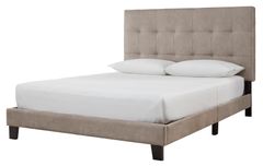 Signature Design by Ashley® Adelloni Light Brown Queen Upholstered Bed