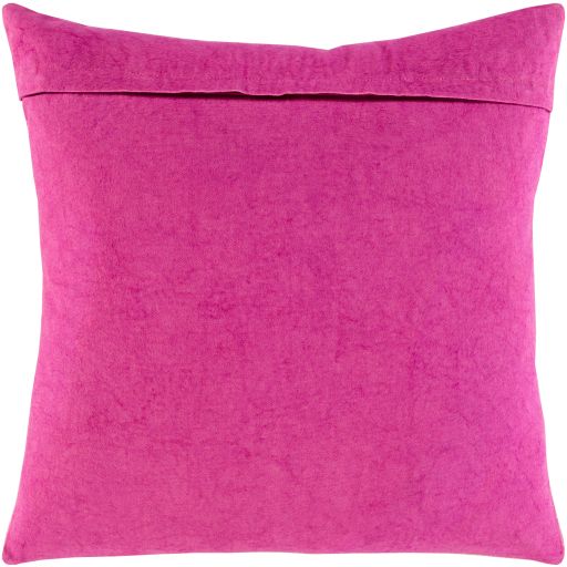 Surya Boteh Bright Pink 20" x 20" Toss Pillow with Polyester Insert 1