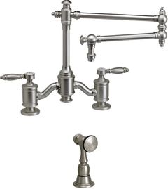 Waterstone™ Faucets Towson Bridge Kitchen Faucet with Side Spray