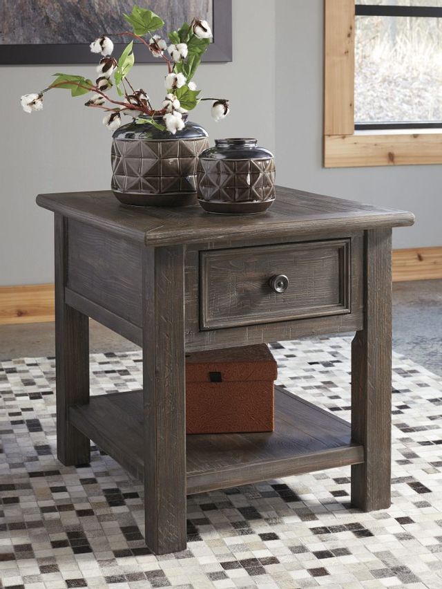 Signature Design by Ashley® Wyndahl Rustic Brown End Table-2