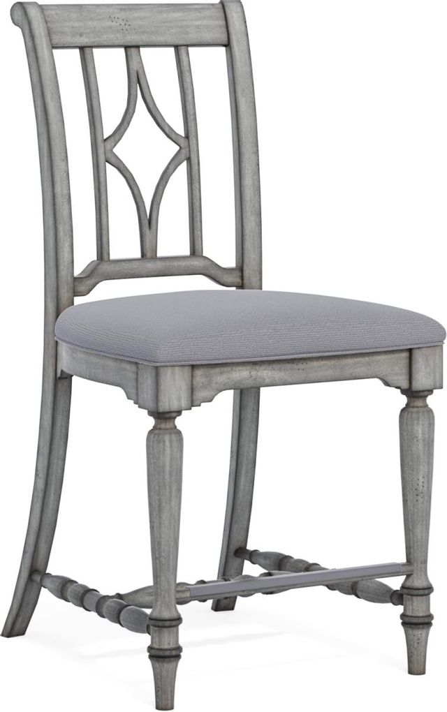 Flexsteel® Plymouth® Weathered Graywash Counter Chair 0