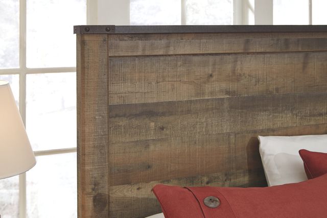 Signature Design by Ashley® Trinell Rustic Brown Queen Panel Bed 20