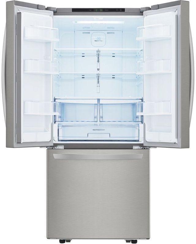 LG 21.8 Cu. Ft. Stainless Steel 3-Door French Door Refrigerator-LFCS22520S-1
