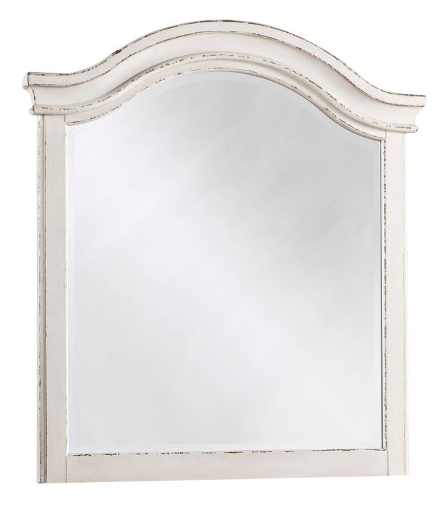Signature Design by Ashley® Realyn Chipped White Youth Mirror
