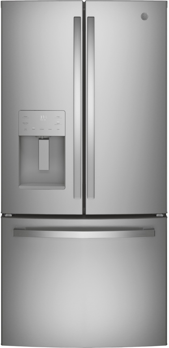 GE® 17.5 Cu. Ft. Fingerprint Resistant Stainless Steel Counter-Depth French Door Refrigerator