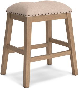 Signature Design by Ashley® Sanbriar Light Brown 24.13" Counter Height Bar Stool