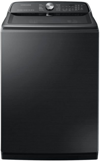 Samsung 5.4 Cu. Ft. Fingerprint Resistant Black Stainless Steel Top Load Washer 0