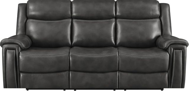 Coaster® Shallowford Hand Rubbed Charcoal Upholstered Power^2 Sofa 1