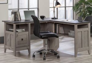 Sauder® August Hill Mystic Oak L-Shaped Home Office Desk