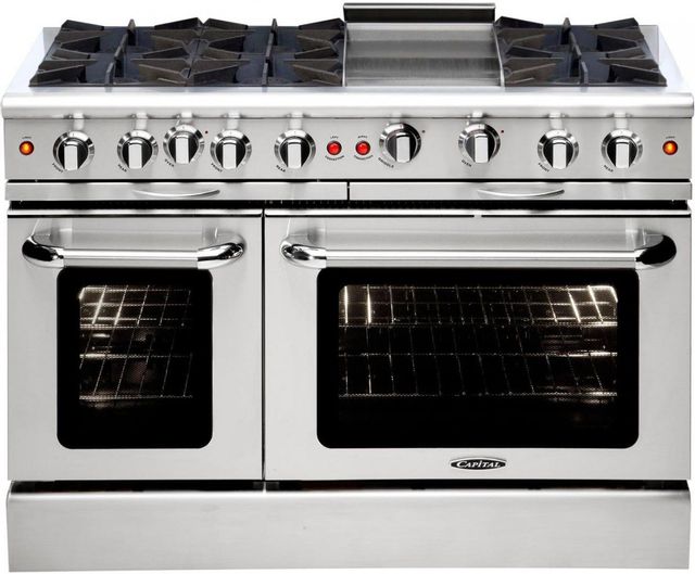 Capital Culinarian 48" Stainless Steel Free Standing Gas Range-0