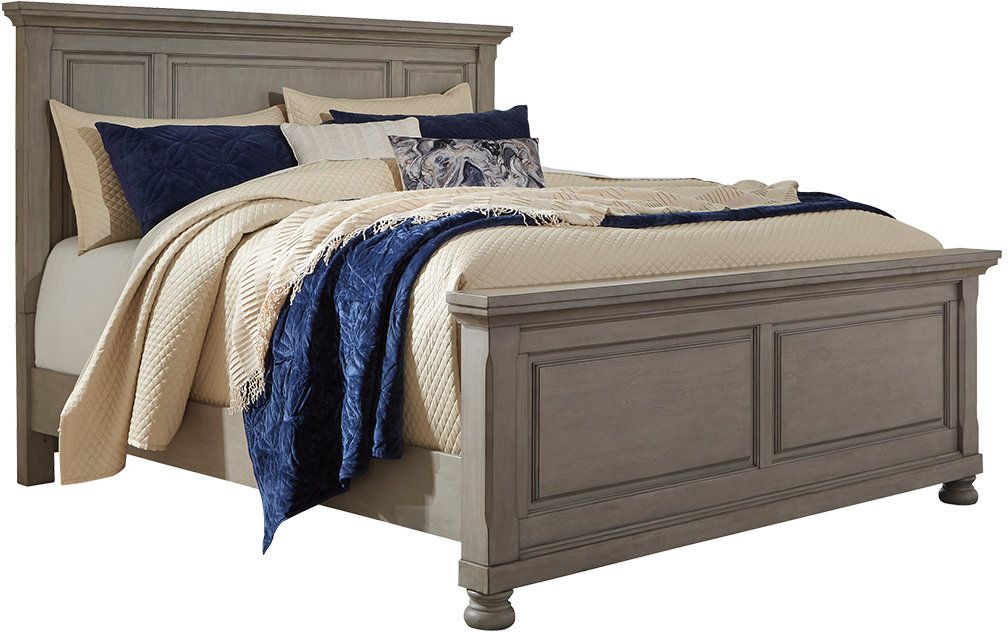 Signature Design by Ashley® Lettner Light Gray California King Panel Bed