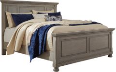 Signature Design by Ashley® Lettner Light Gray Queen Panel Bed