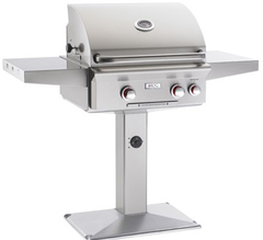 American Outdoor Grill T Series 24" Patio Post Grill-Stainless Steel