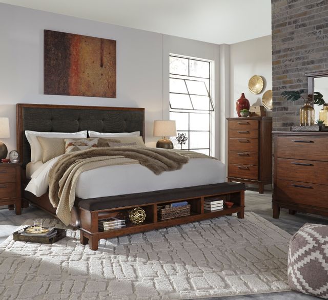 Pied de lit avec rangement Ralene, brun, Signature Design by Ashley® 3