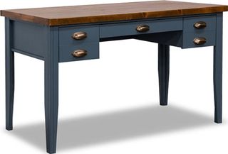 Legends Furniture Inc. Nantucket Blue Denim and Whiskey TV Console