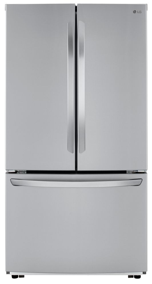 LG 22.8 Cu. Ft. PrintProof™ Stainless Steel Counter Depth French Door Refrigerator-LFCC22426S