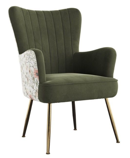 Emerald Home Amera Moss Green Accent Chair