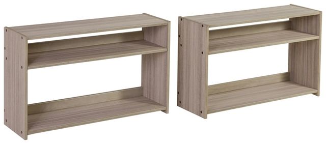 Signature Design by Ashley® Wrenalyn Two-Tone Twin Loft Bed with Under Bed Bookcase Storage-3