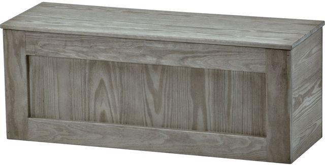 Crate Designs™ Storm Wood Lacquer Top Storage Bench