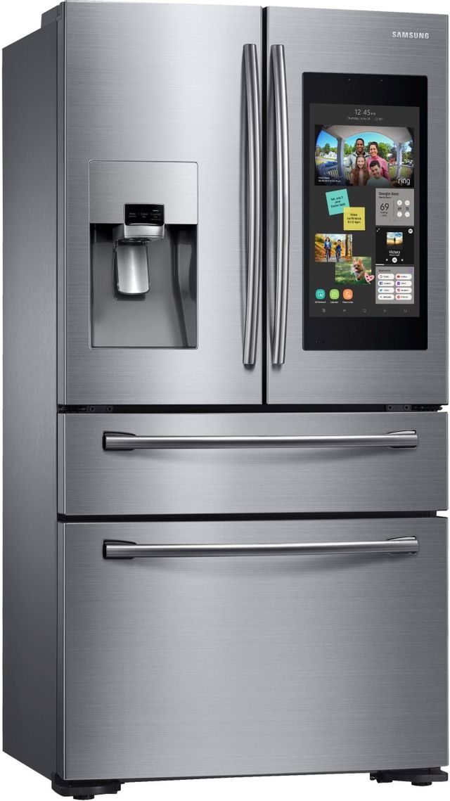 Samsung 22.2 cu. ft. Capacity Counter Depth Refrigerator-Fingerprint Resistant Black Stainless Steel-RF22NPEDBSG 13