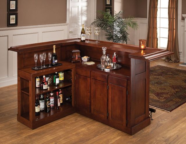 Hillsdale Furniture Classic Cherry Side Bar-3