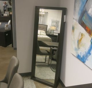 Modus Furniture Oxford Basalt Grey Floor Mirror
